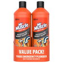 Mr Muscle Kitchen + Bathroom Drain Gel Pack of 2 x 1L