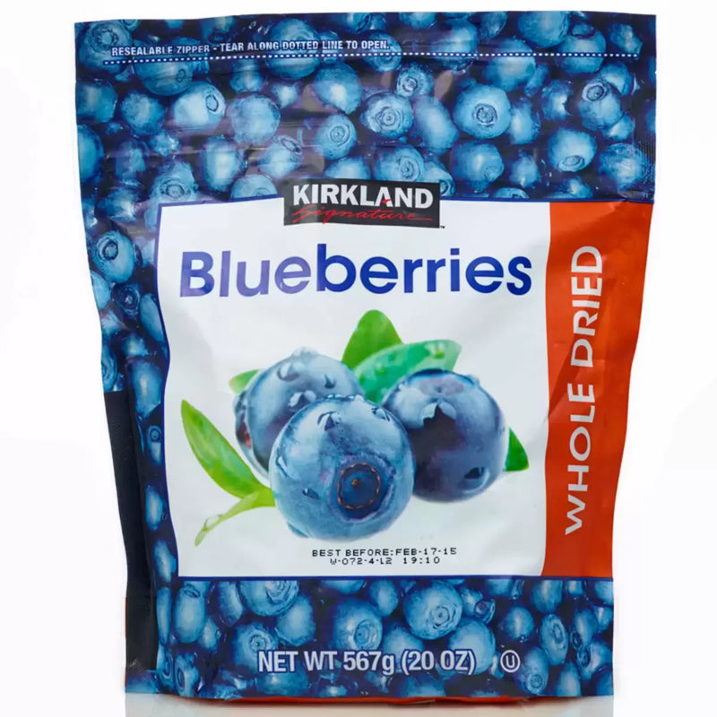Kirkland Signature Whole Dried Blueberries  Pack of  567g