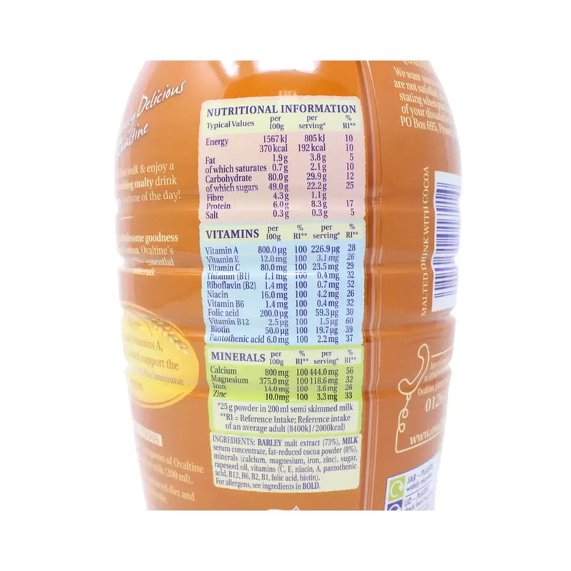 Ovaltine Original Pack of 800g