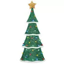 6ft (1.8m) Indoor Outdoor Twinkling Christmas Tree with  Lights of 220 LED