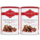 Chloe's Hazelnut & Cocoa Wafer Rolls Pack of  2 x 400g