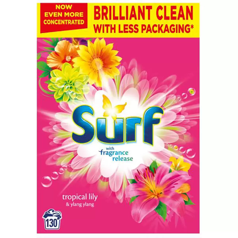 Surf Tropical Laundry Powder Pack of 130 Wash