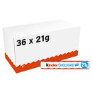 Kinder Chocolate Snackbar Pack of 36 x 21g