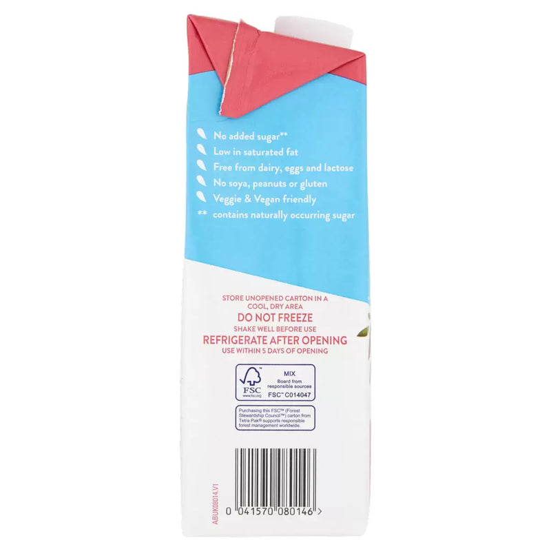 Blue Diamond Almond Breeze Unsweetened Pack of 8x1ltr