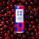DASH Water Cherry Sparkling Spring Water cans 12 x 330ml