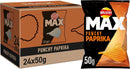 Walkers Max Paprika Crisps Pack of 24x50g