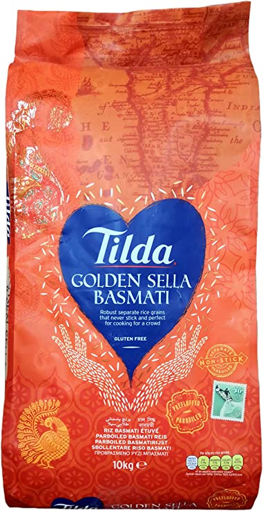 Tilda Golden Sella Basmati Rice, 10kg