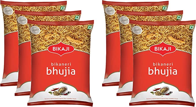 Bikaji Bhujia Snack Pack of 6x200g