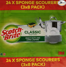 Scotchbrite Scourer Pack of 24 (3x8)