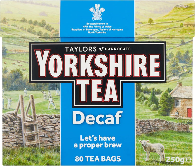 Yorkshire Tea Decaffeinated Tea Bags Pack of 5 x 40's