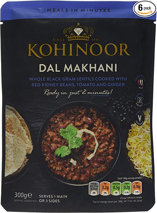 Kohinoor Dal Makhani, 300 g, Pack of 6