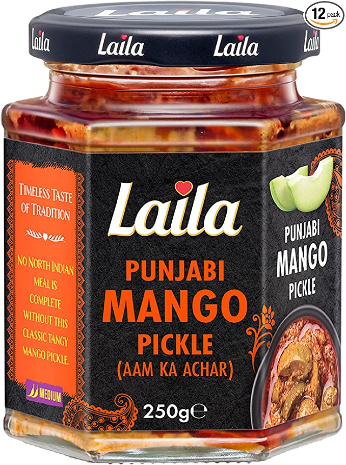 Laila Mango Pickle  12x250g