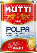 Mutti Finely Chopped Tomatoes Pack of 12x400g