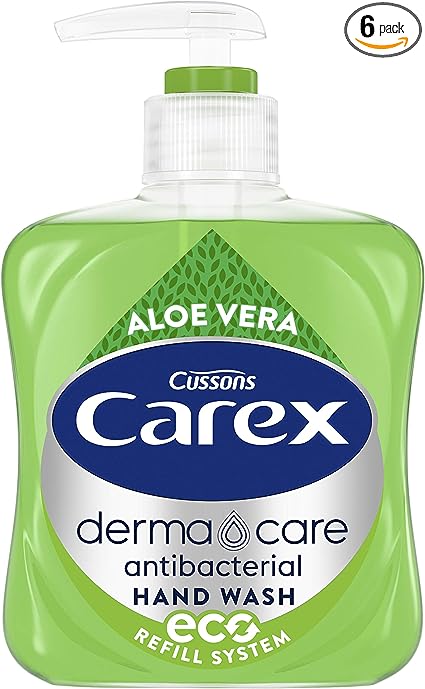 Carex Complete Aloe Vera Hand Wash, 6x250ml