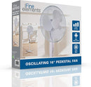 Fine elements 16" pedestal fan