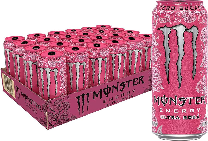 Monster Energy Drink Ultra Rosa Zero Sugar 500ml Pack