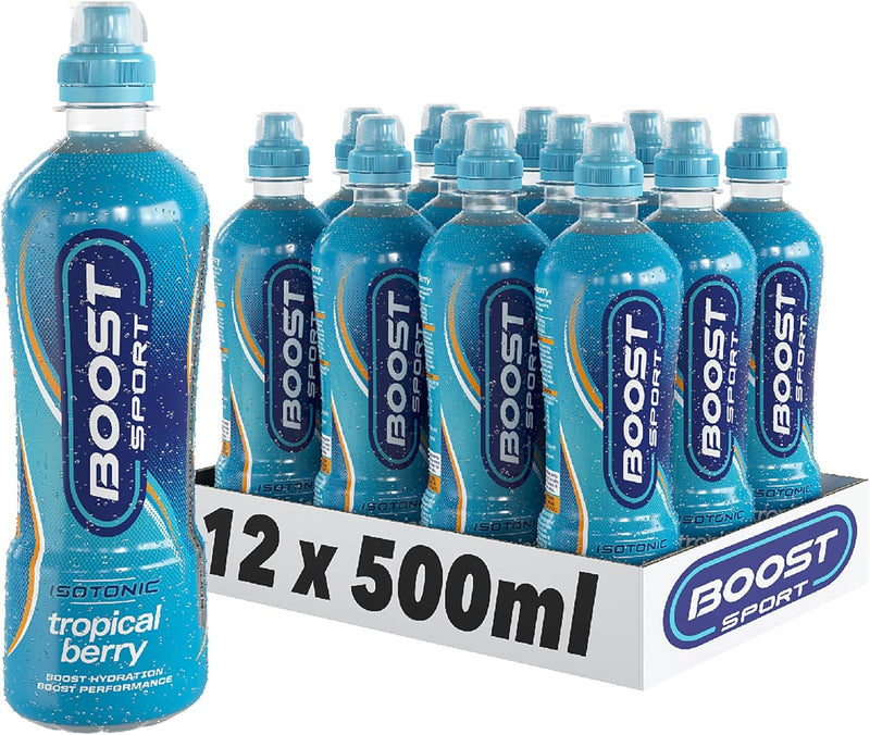 Boost Sport Drink Tropical Berry Flavour Pack of 12X500ml