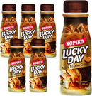 Kopiko Lucky Day Ready-to-Drink Coffee 180ml x 6 Bottles | Smooth & Energising Coffee