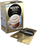 Nescafé Gold Latte Coffee, 8 Sachets, 19.5 g (Pack of 6)