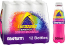 Lucozade Energy Zero Sugar Grafruitti Drink Bottle Pack of 12 x 500ml