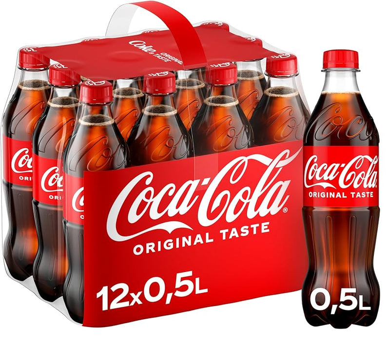 Coca cola original Soft Drink 500ml Pack bottles