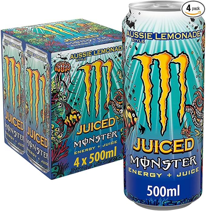 Monster Energy Aussie Style Lemonade 500ml Pack