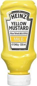 Heinz yellow mustard mild 8x220ml