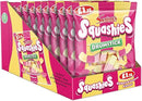 Swizzels Squashies Sweets Rhubarb and Custard Flavour Pack of 12x120g