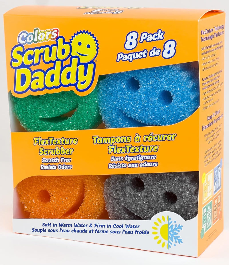 Scrub Daddy Flextexture Scrubrer Pack of 8