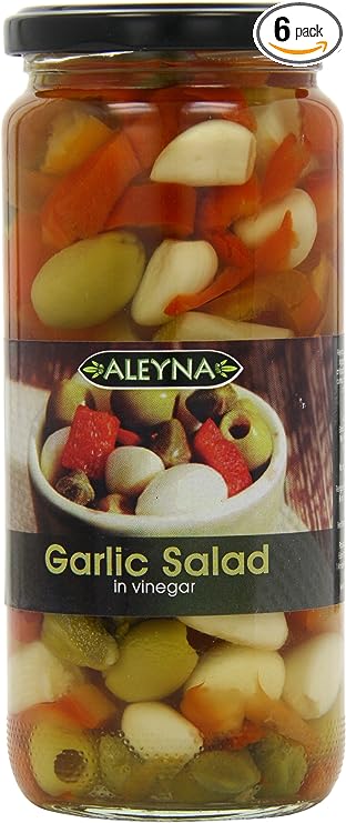Aleyna Garlic Salad in Vinegar 480 g (Pack of 6)