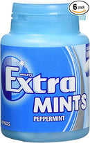 Wrigley Extra Peppermint Sugarfree Mints, 70-Piece, Pack of 6