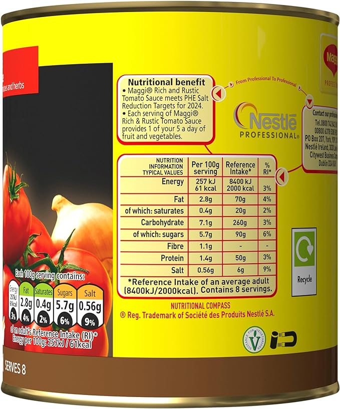 MAGGI Rich & Rustic Tomato Sauce Pack of 800g