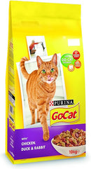 Go-Cat Dry Cat Adult Food Chicken and Duck Dry Cat Food, 10 kg