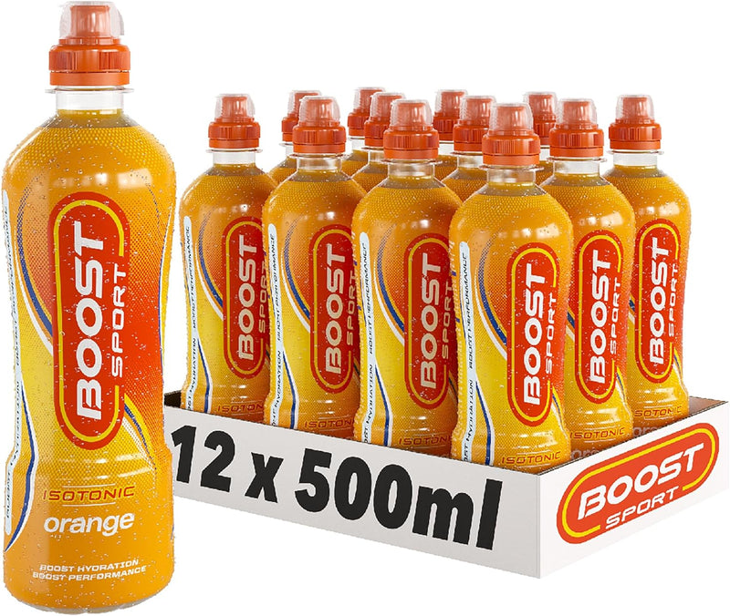 Boost Sport Drink Isotonic Orange Pack of 12 x 500ml