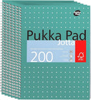 Pukka Metallic Jotta 200 Page A4 Ruled Pack of 6