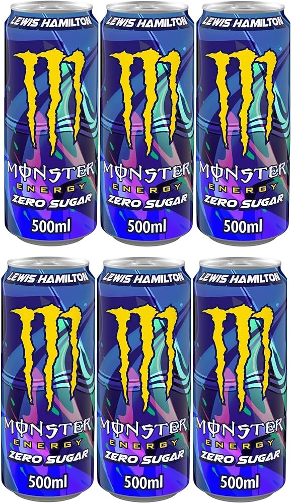 Monster Energy Drink Lewis Hamilton Zero Sugar 500ml Pack