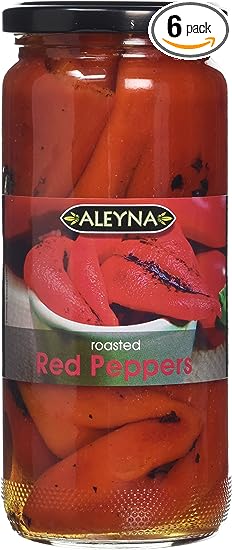 Aleyna Red Roasted Peppers 480 g (Pack of 6)