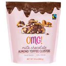 OMG! Milk Chocolate Almond Toffee Clusters Pack of 1kg