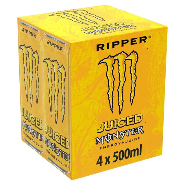 Monster Ripper Juiced  Energy Drink  500ml Pack