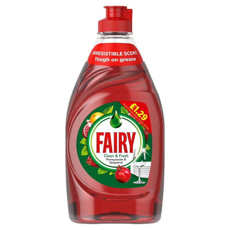 Fairy Pomegranate & Grapefruit Washing Up Liquid Pack of 10 X 320ml