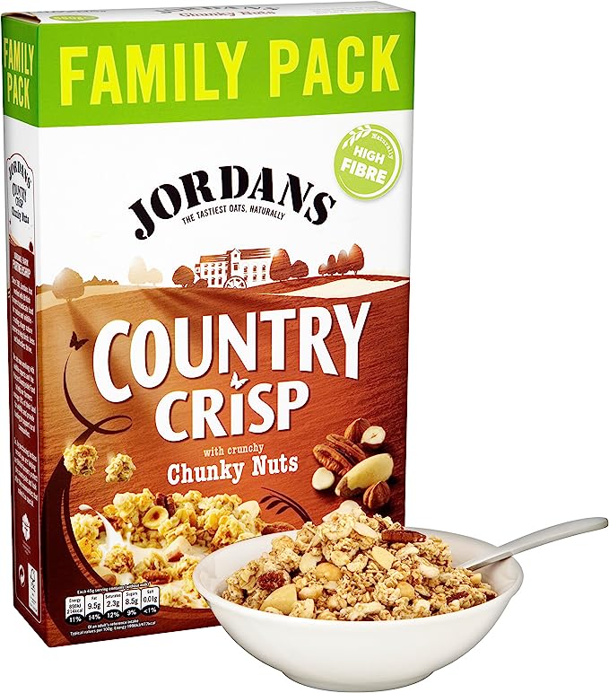 Jordans Country Chunky Nuts Crisp 850 g (PACK OF 2)