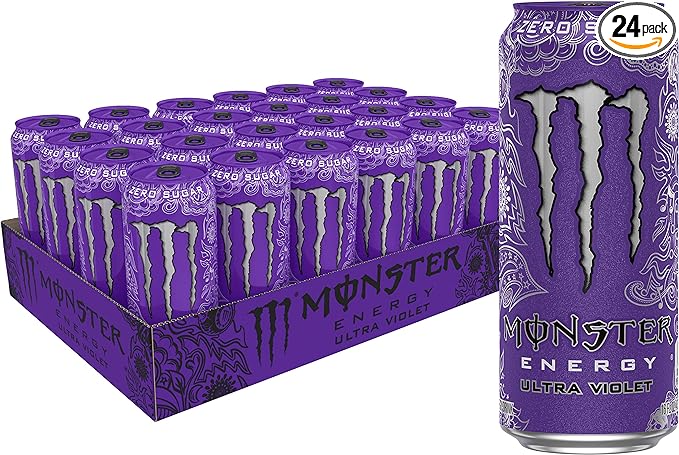 Monster Ultra Violet Energy Soft Drink Zero Sugar 500ml Pack