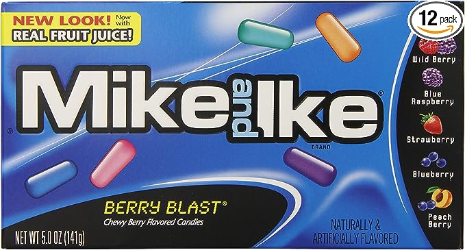 Mike and Ike - Berry Blast 12 X 141GM