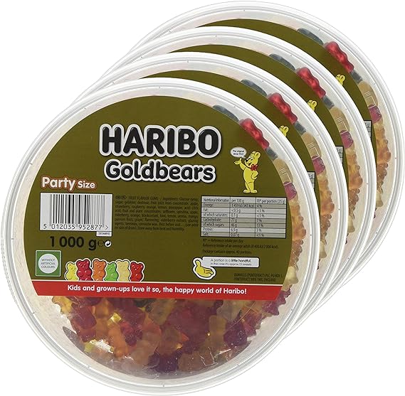 Haribo Gold bear party sweet (sharing bags &  tubs)