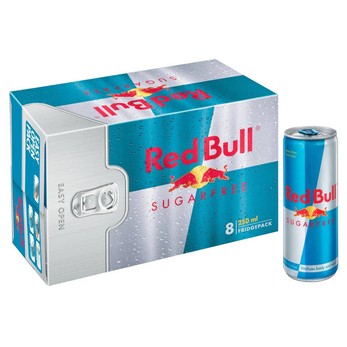 Red Bull Energy Drink Sugarfree  Pack Of 250ml Can