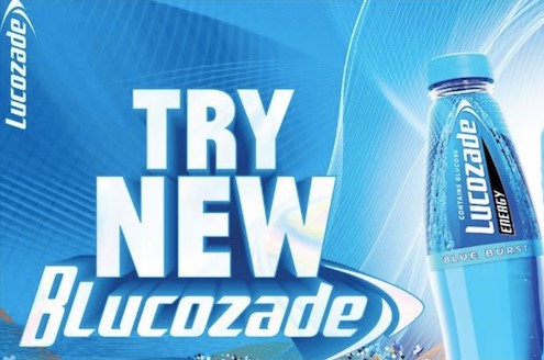 Lucozade Energy Drink Blur Burst Pack of 500ml bottles