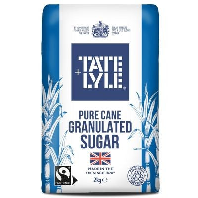 Tate & Lyle Granulated Cane Sugar Pack of 2 kg