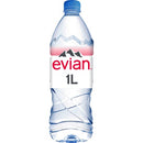 Evian Natural Mineral Water Pack of 1 ltr bottles
