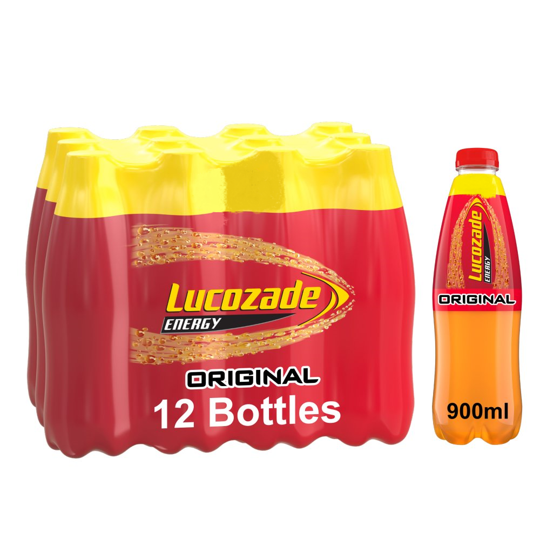 Lucozade Energy Drink Original  Pack of 900ml
