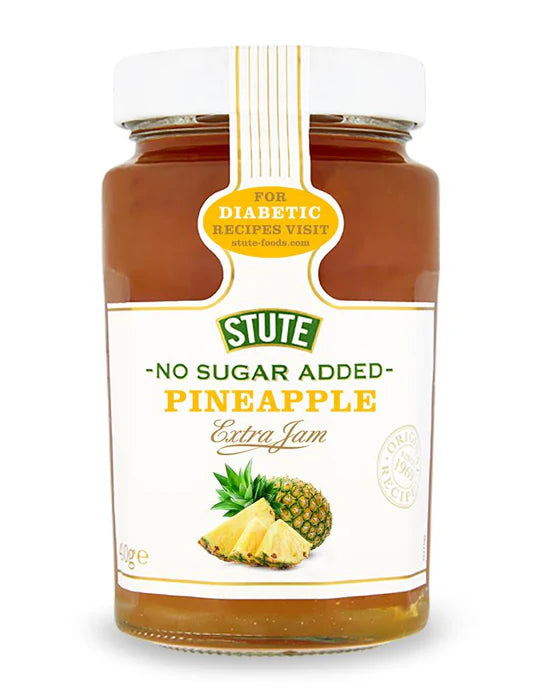 Stute Pineapple Jam No Sugar Added Pack of 6 x 430g